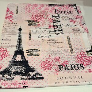 paris france eiffel tower designed fabric david textiles candance allen rosentha